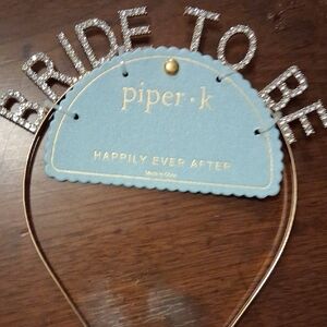 Piper Sparkling Bride To Be Headband - Silver